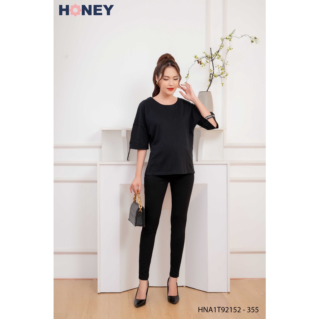 Áo bầu cotton co giãn, tay lỡ nhiều size - Thời trang đầm bầu cao cấp HONEY