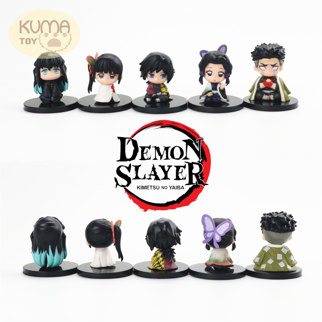 Mô hình Chibi anime Kimetsu no Yaiba: Tanjiro, Nezuko, Zenitsu -THANH KIẾM DIỆT QUỶ