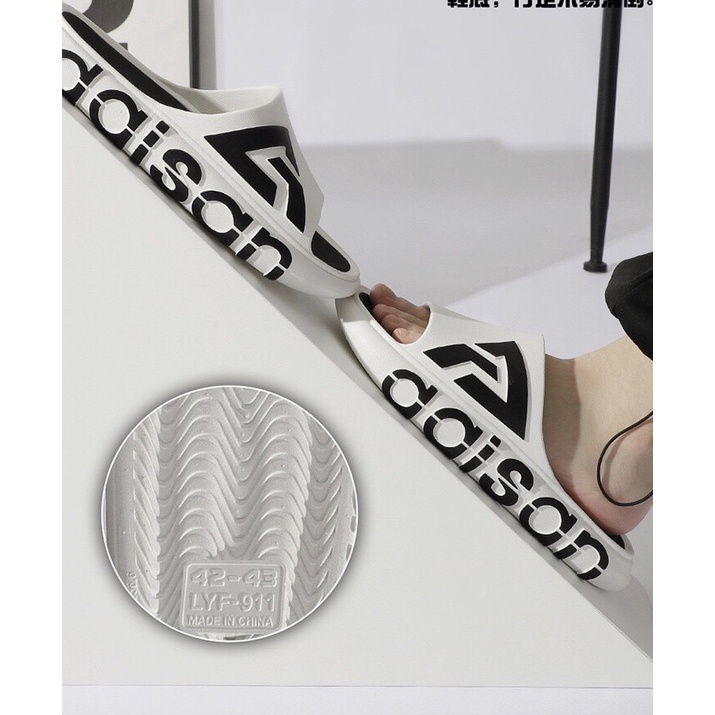 Dép nam nữ quai ngang, dép Unisex đế bánh mỳ phong cách thể thao DP22