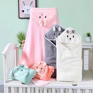 Choàng ủ, chăn, khăn choàng lông hình thú xinh yêu ấm áp cho bé