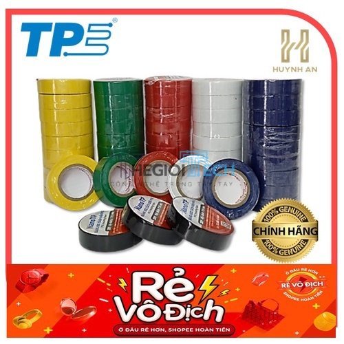 Băng keo điện Nano cách điện giá sỉ, Hãng TPE - 20Y Đỏ