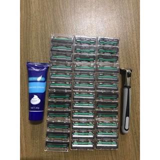 Bộ cạo râu 36 lưỡi- kèm tuýp kem