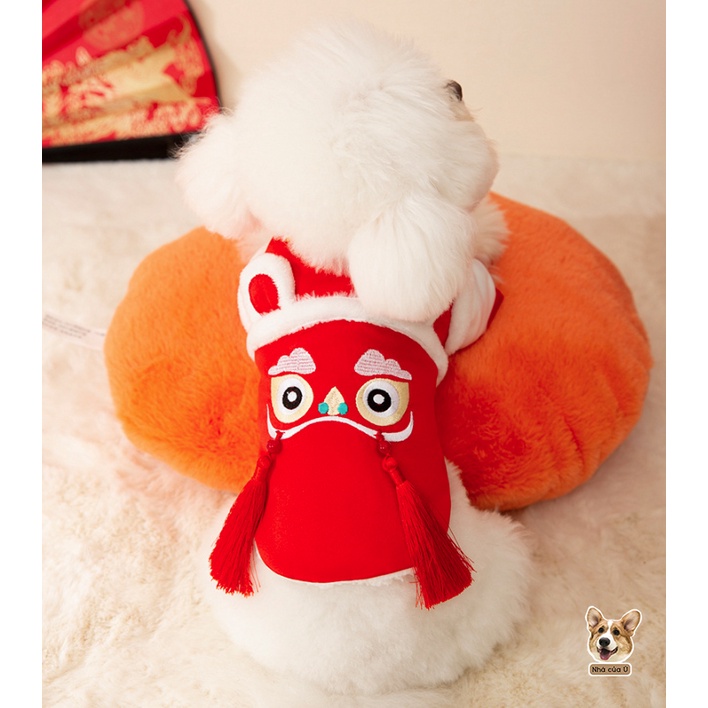 Áo Tết Thú Cưng 2023 - Quần áo Tết Chó Mèo - Áo Mèo Tết