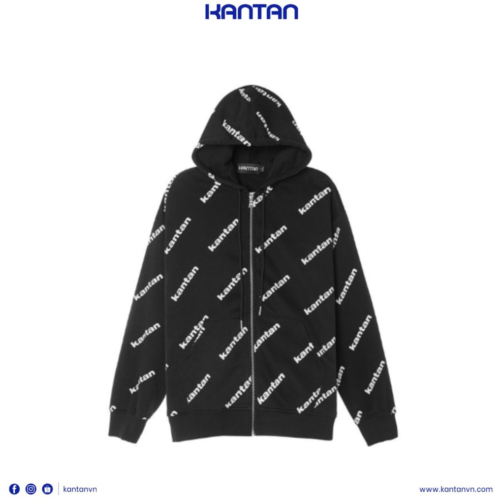 Áo khoác Hoodie Zip Monogram