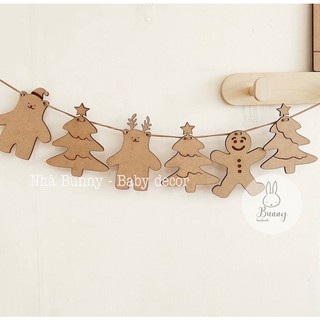 Set dây gấu và cây thông noel