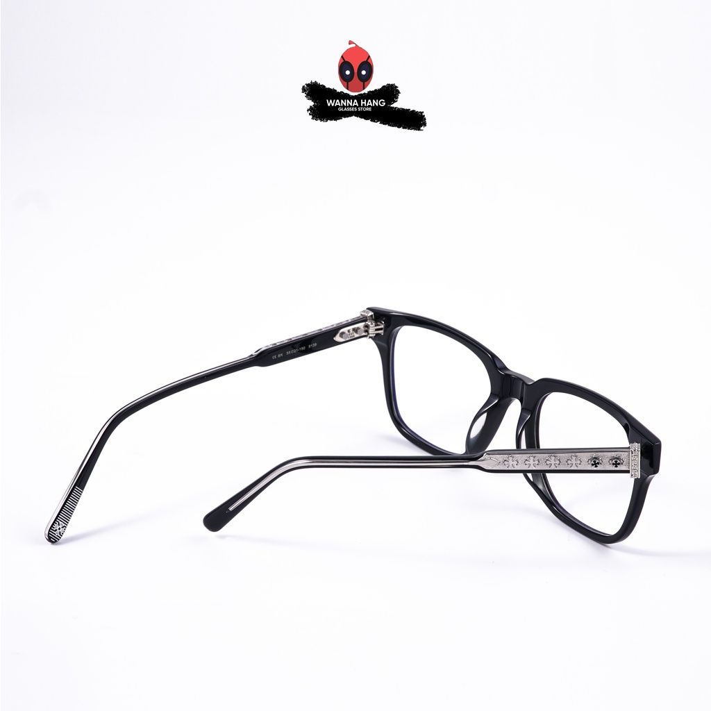 Gọng kính đẹp nam nữ CH8139 kim loại Chrome Hearts chống tia UV cao cấp Wanna Hang WHCH63