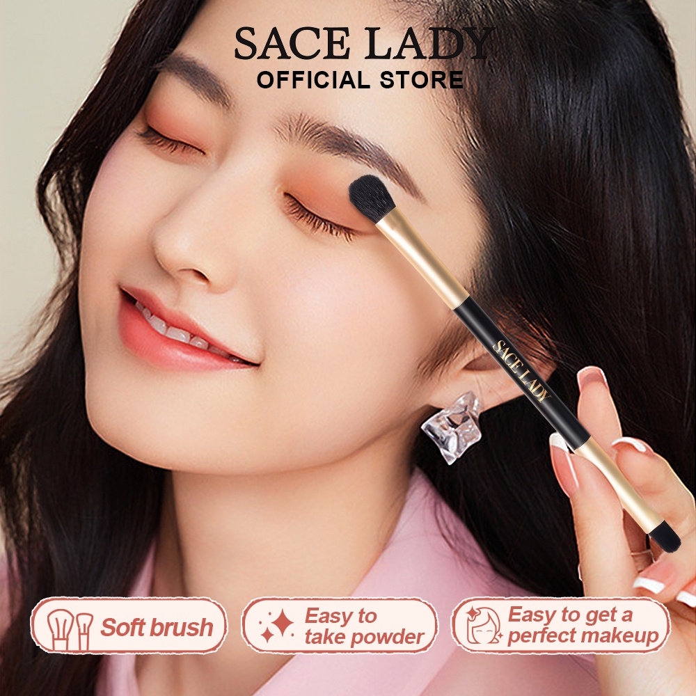 Cọ trang điểm mắt SACE LADY 2 đầu lông mềm tiện dụng