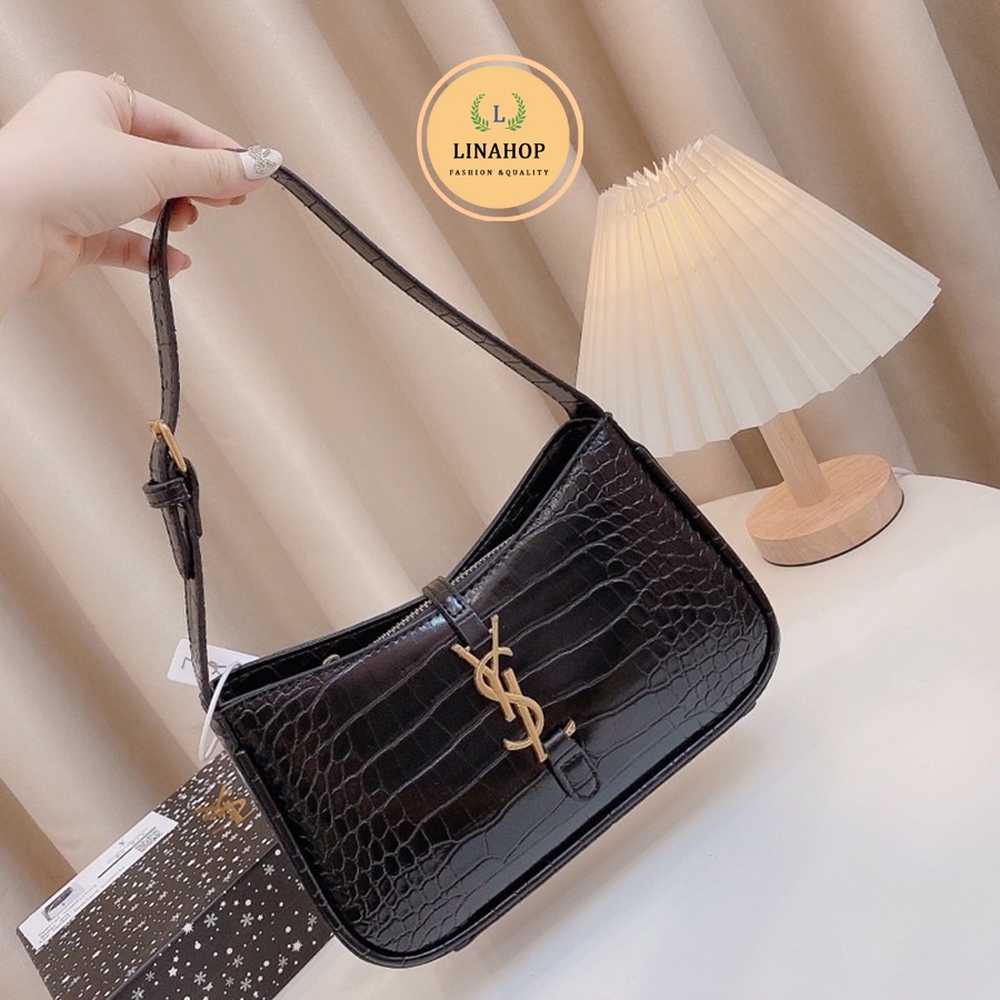 Túi full hộp bản da trơn và da rắn chuẩn loại đẹp size 23 hàng quảng châu loại 1 Túi Xách Linahop