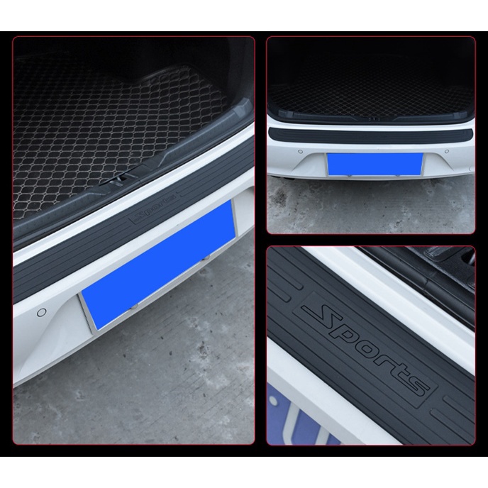 Miếng Dán Cốp Ô Tô Chống Trầy Xước - Nẹp Cốp Ô Tô Cao Su - Cao Su Bảo Vệ Cốp