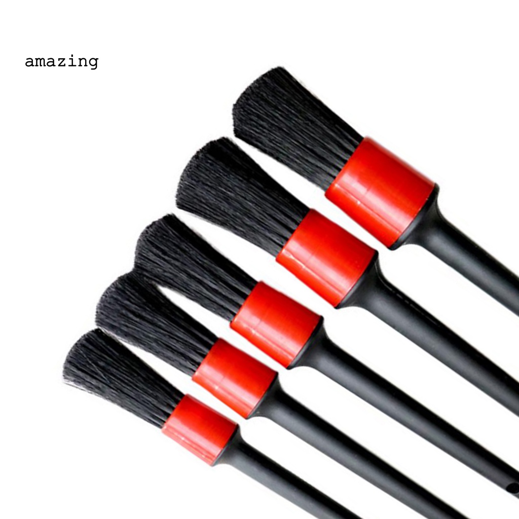 Set 5 Cọ Vệ Sinh Xe Hơi Mềm Mại Đa Năng