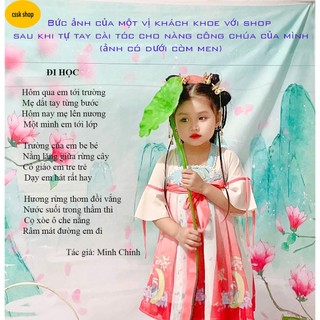 Kẹp tóc hình bướm - Mỗi ngày con tới trường là 1 ngày vui