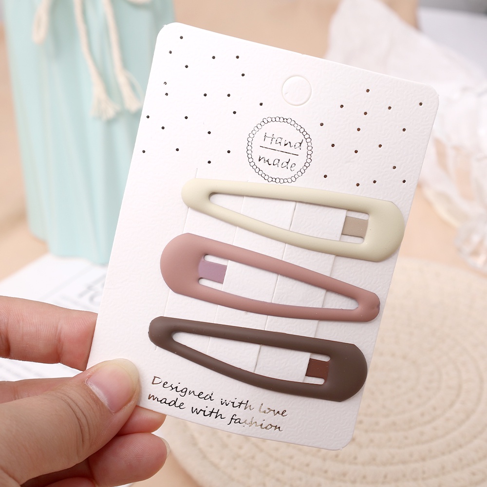 Set 3 Kẹp Tóc Kim Loại Hình Ngôi Sao Năm Cánh Thời Trang Cho Bé Gái