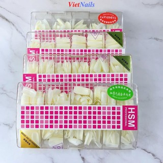 Móng Úp Đục Trơn HSM - Móng Giả HSM Đục Vuông, Bầu, Thang, Nhọn