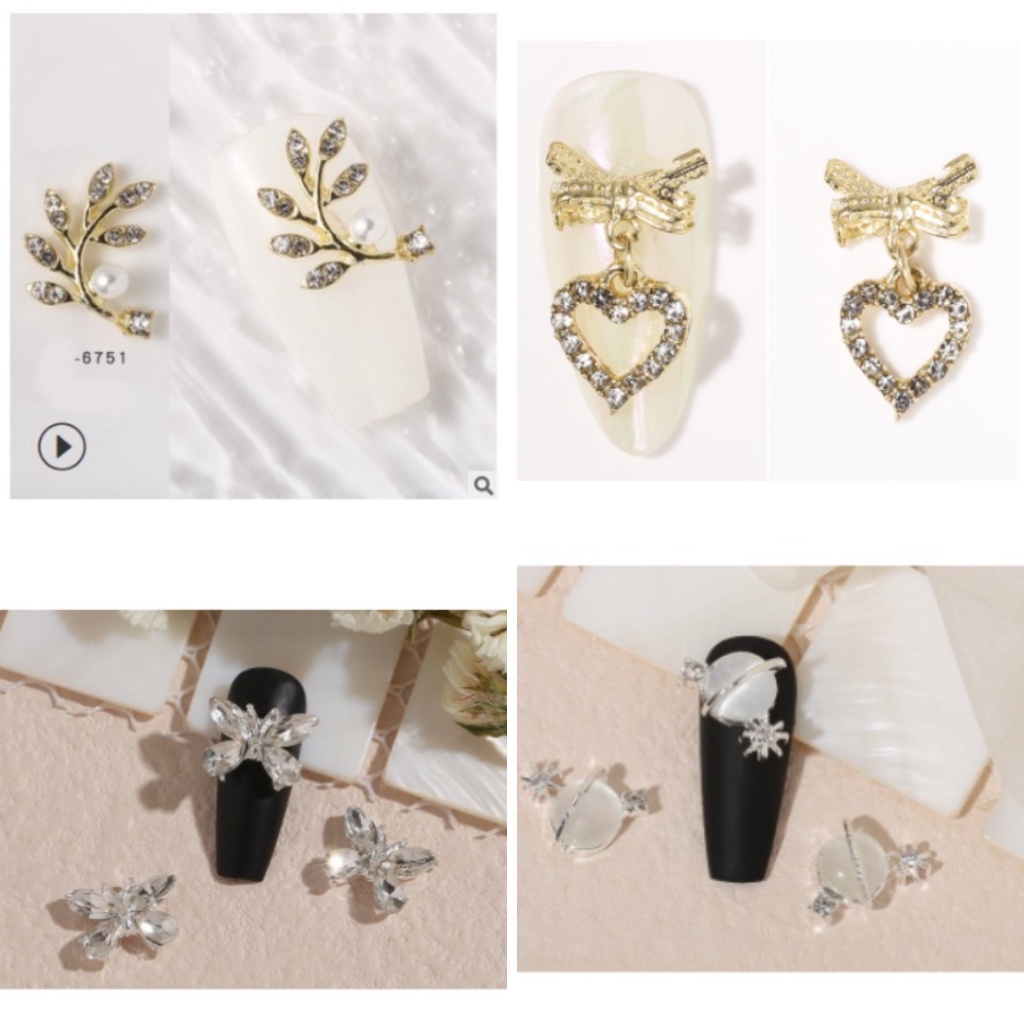 charm trang trí nail mã mới