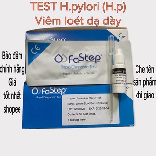 Que test nhanh thử hp viêm loét dạ dày tại nhà fastep mỹ