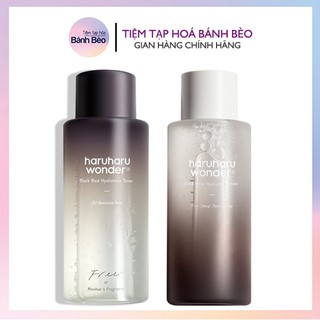 Nước cân bằng Haruharu Wonder Black Rice Hyaluronic Toner 150ml / For Sensitive Skin 150ml Haru Haru
