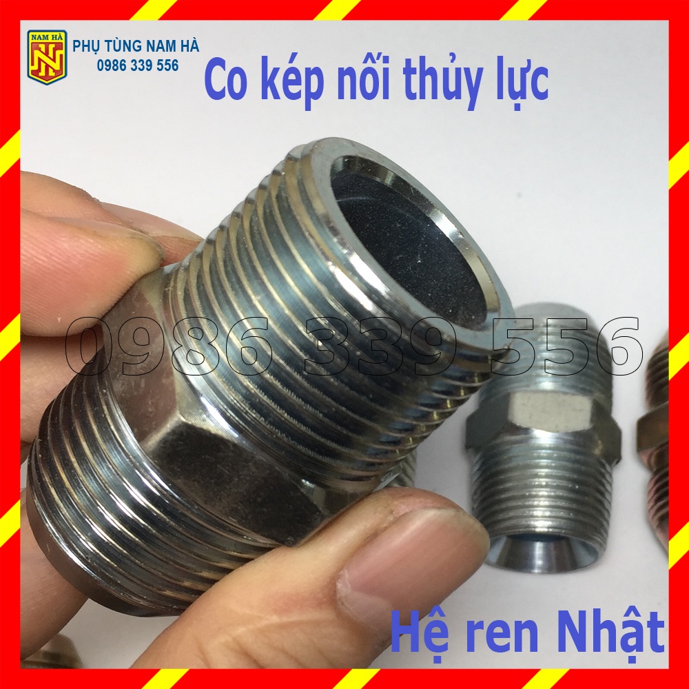 Co/kép nối dây tuy ô thủy lực khí nén và ống nước ren nhật lồi, nhật lõm