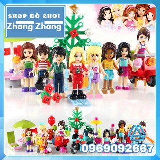 Đồ chơi Xếp hình hoạt hình mô phỏng búp bê Friends dành cho bé gái Minifigures MG128