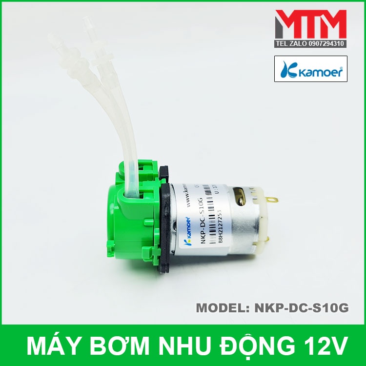 Máy bơm nhu động 12V Kamoer NKP-DC-S10G