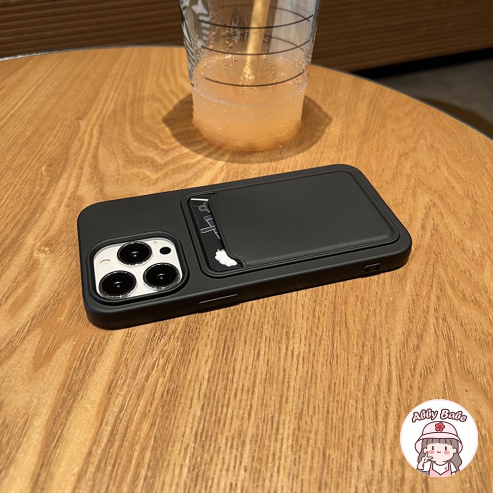 Ốp Điện Thoại TPU Silicon Mềm Chống Bụi Có Ngăn Đựng Thẻ Cho Iphone 14 Pro Max 11 7Plus 13 12 11 Pro Max