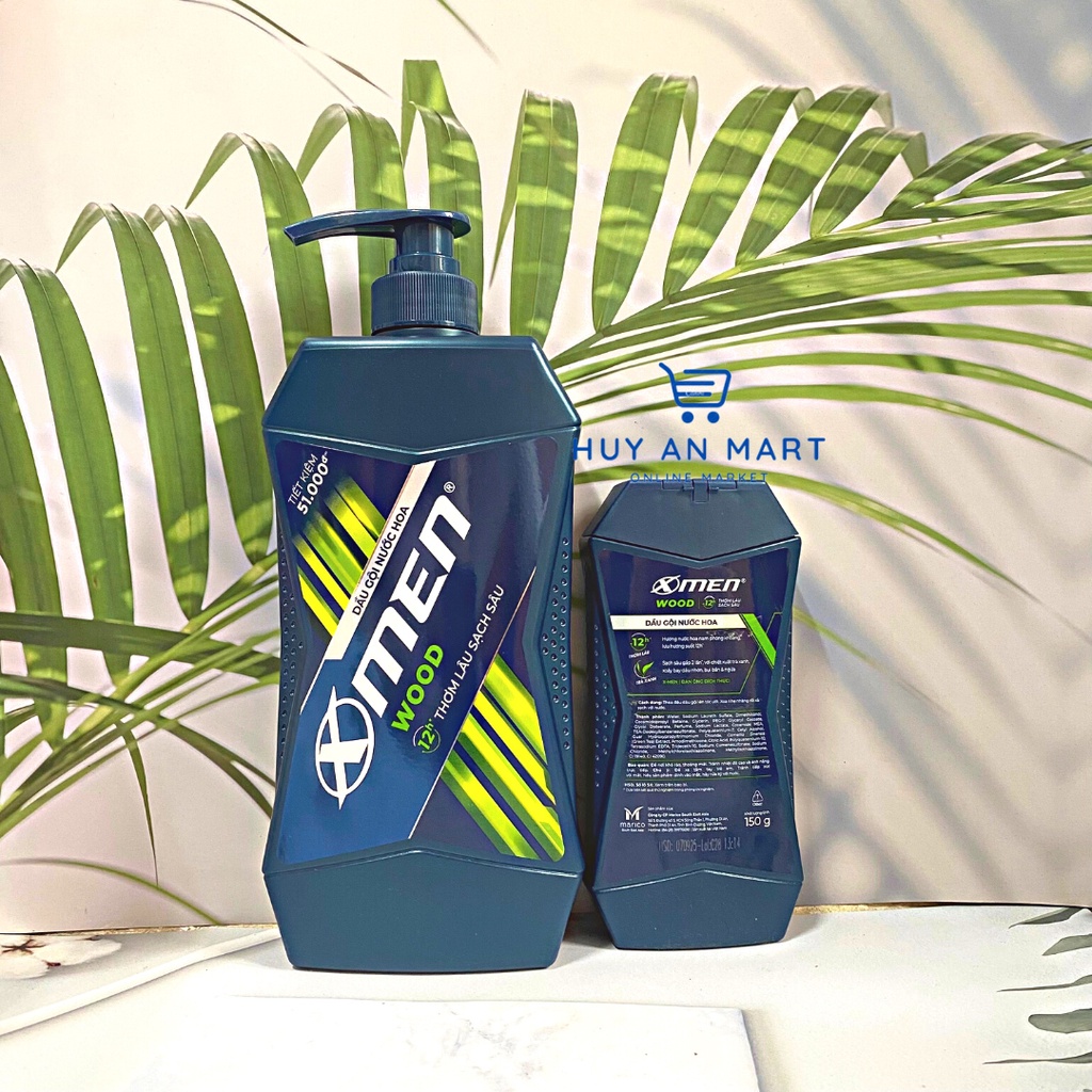 ❌ MUA 1 TẶNG 1❌ Dầu gội Nước hoa XMen WOOD 2X SẠCH SÂU THƠM LÂU 12h 650g tặng dầu gội xmen wood 150g