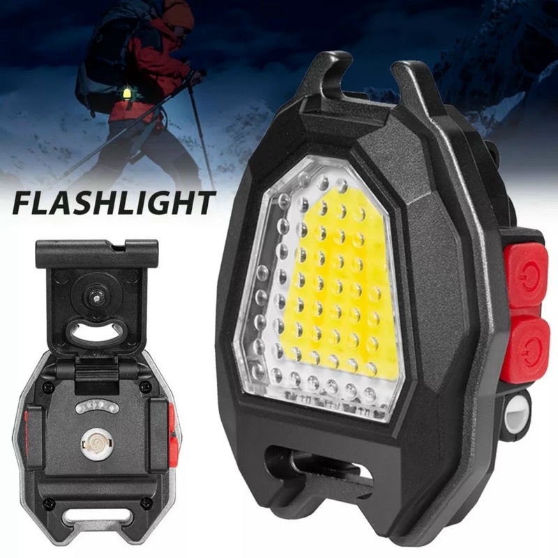 Đèn led mini COB 800 Lumens - Đèn pin siêu sáng có móc khóa đa năng chống nước, sạc hàng loại 1 nhé