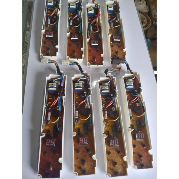 Bo mạch máy giặt Sanyo Aqua 4 phím tháo máy s70kt, s70x2t s80kt s80vt s90