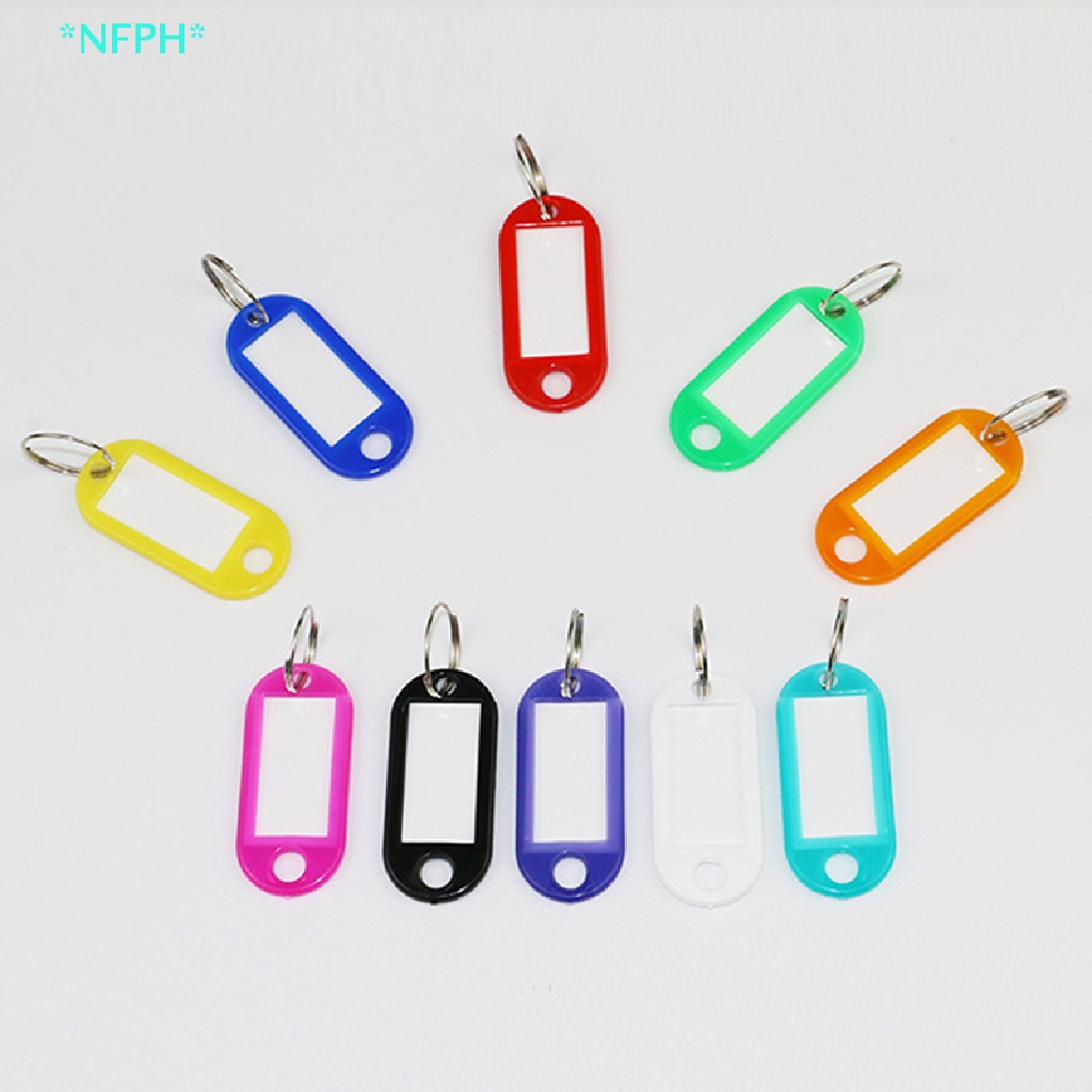 Set 30 Móc Khóa Phân Loại Thẻ ID Nhiều Màu Mới