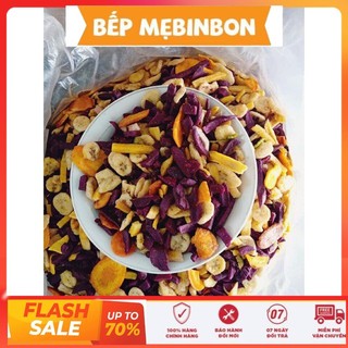 1kg hoa quả thập cẩm vụn sấy giòn
