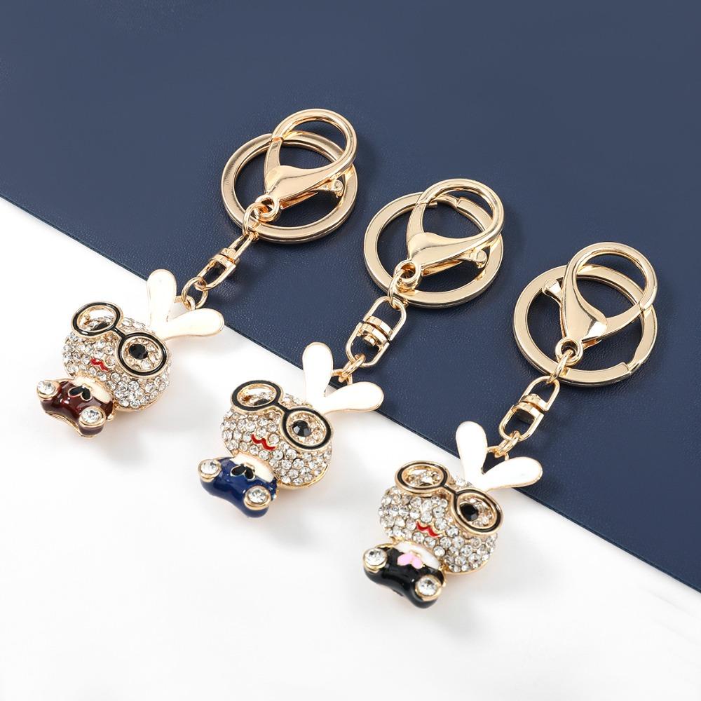 Móc Khóa Hình Búp Bê Shinny Dễ Thương Sáng Tạo|Móc Khóa Kim Loại Hình Thỏ Xinh Xắn