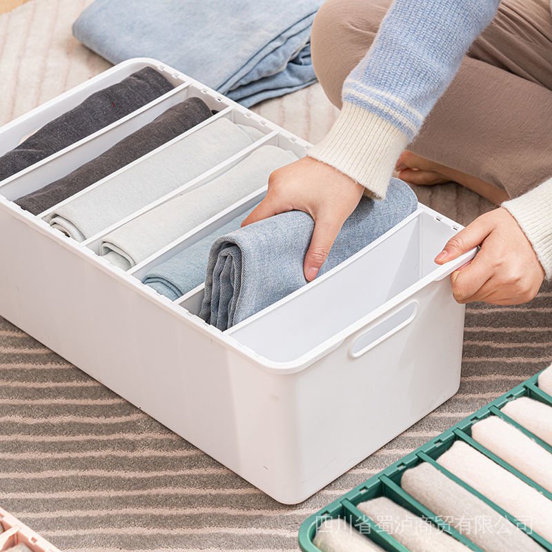Hộp Đựng Quần Áo Chia Ngăn Bằng Nhựa Tiện Dụng
