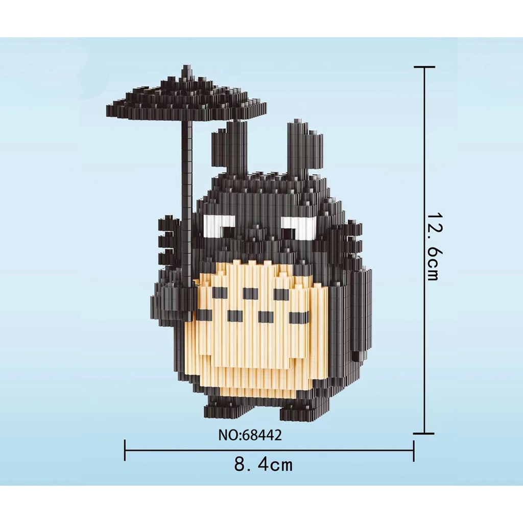 Đồ Chơi Lắp Ráp Nhân Vật Hoạt Hình MY NEIGHBOUR TOTORO Nhật Bản