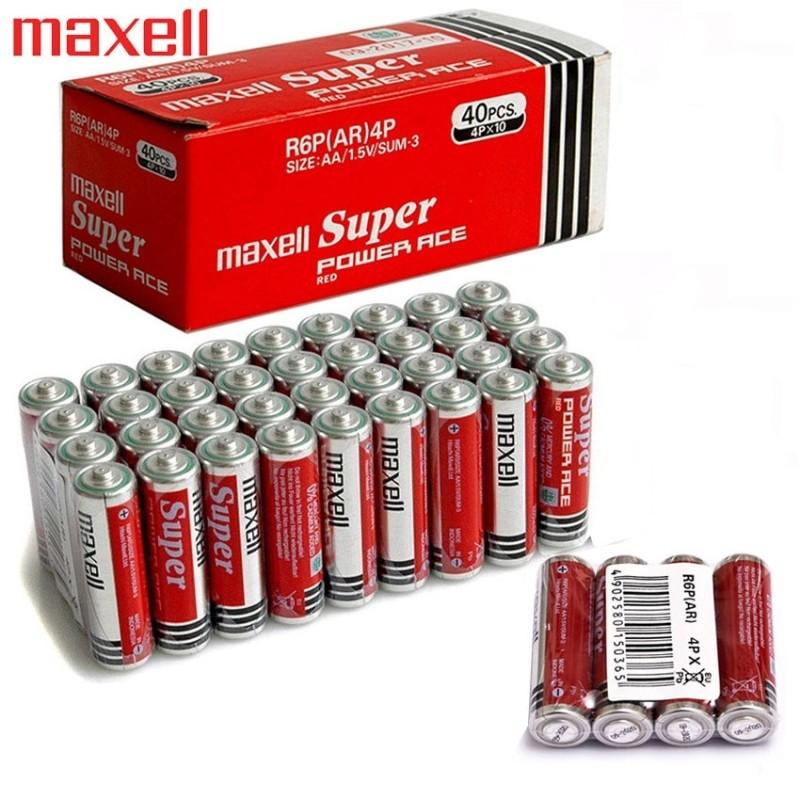 Pin AA Maxell Super Power 1,5V, pin tiểu chính hãng siêu bền