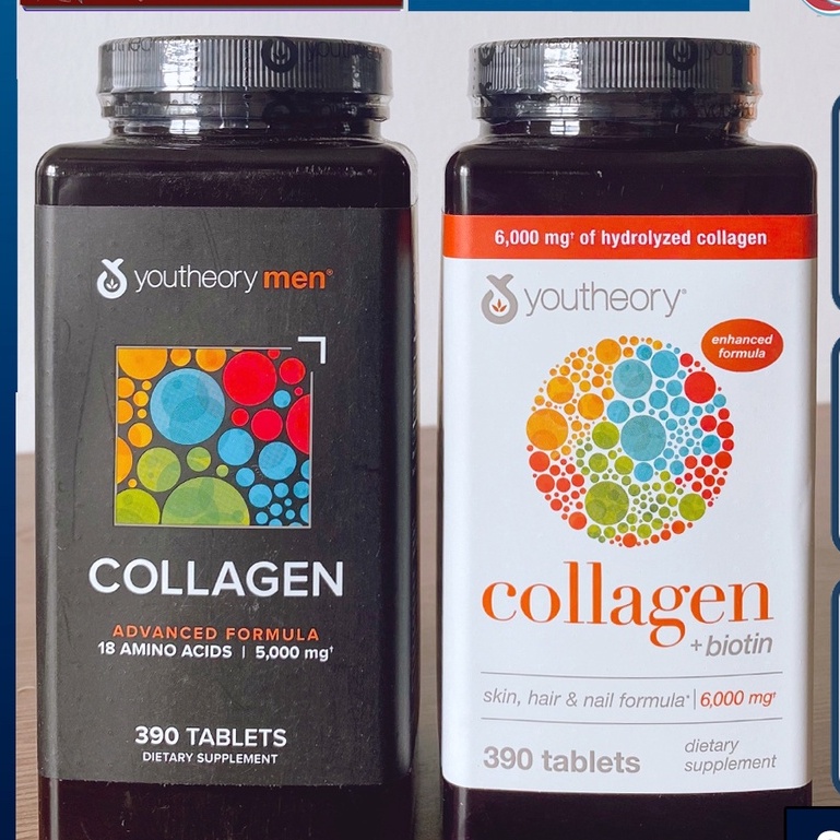 Lọ Collagen Youtheory Của Mỹ 390 viên