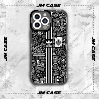 Ốp lưng iphone và samsung xiaomi oppo cạnh vuông JMCase Adidas Doodle Art Fashion Brand