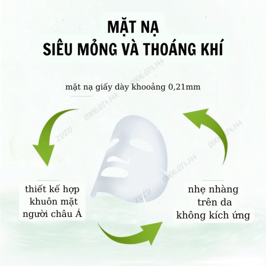 Mặt nạ giấy HA Images Bioaqua dưỡng trắng da mụn cấp ẩm thải độc HAI3 DANA