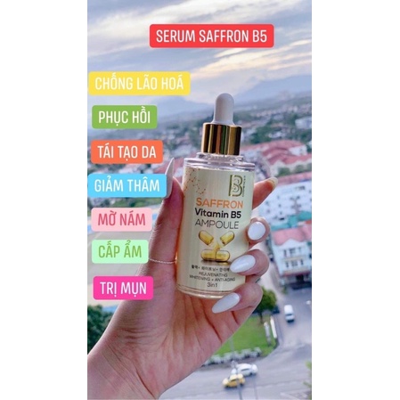 Serum (tinh chất nhụy hoa nghệ tây) 3 Trong 1 - Trẻ Hóa - Dưỡng Trắng - Chống Lão