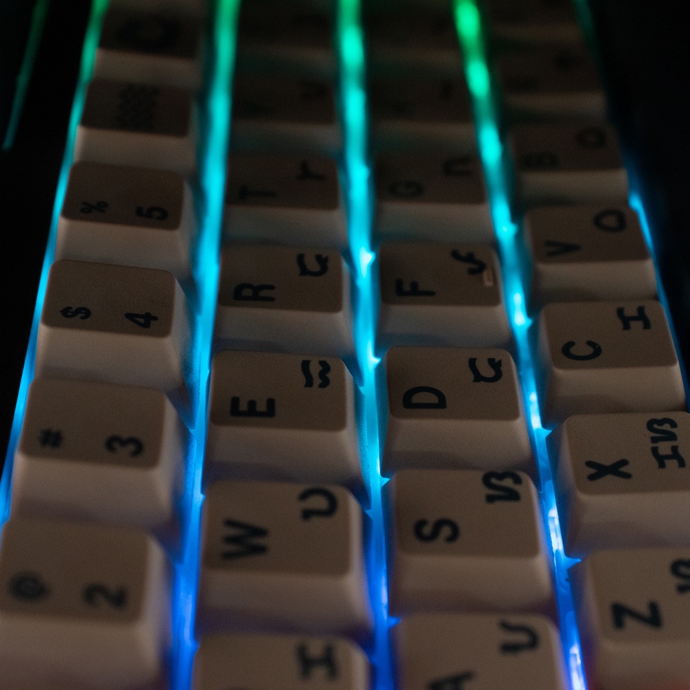 Bộ nút bàn phím cơ Keycap Earth Tones PBT Dyesub - Cherry Profile - 129 nút