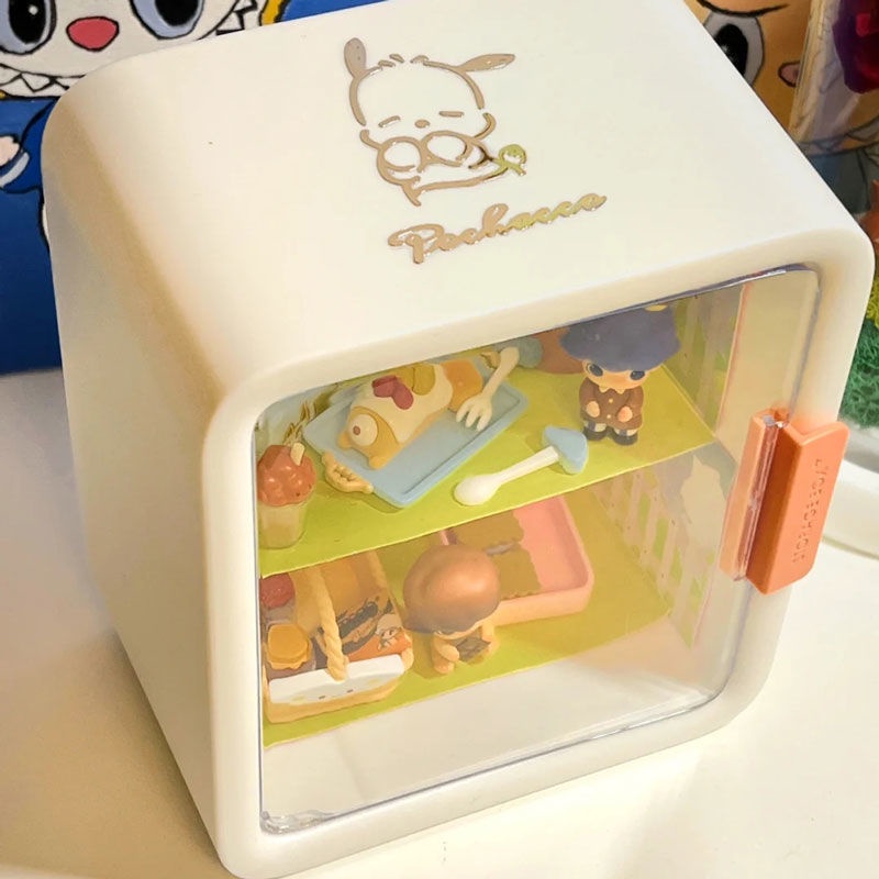 Hộp Trưng Bày Mì Ống Hẹp Hẹp o dimo Where to Go Series Mystery Box Trưng Bày Hạt Đứng Để Bàn
