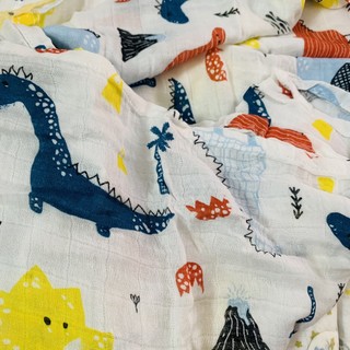 Khăn Muslin swaddle Sợi tre cho bé