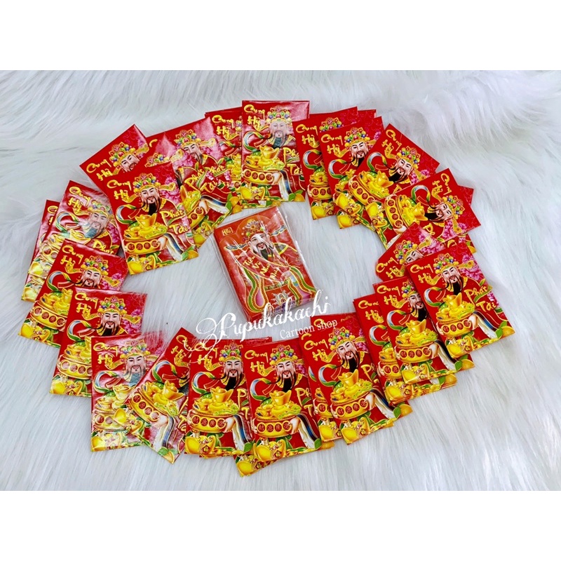 Hộp 38 bao lì xì 10×7  Tết Quý Mão 2023