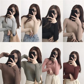 Áo len lông cừu cổ tròn mềm mại 1