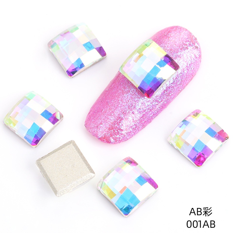 Bán Chạy Mới Mũi Khoan Móng Tay Nghệ Thuật Dạng Lưới Đáy Phẳng Mặt Kính Vuông