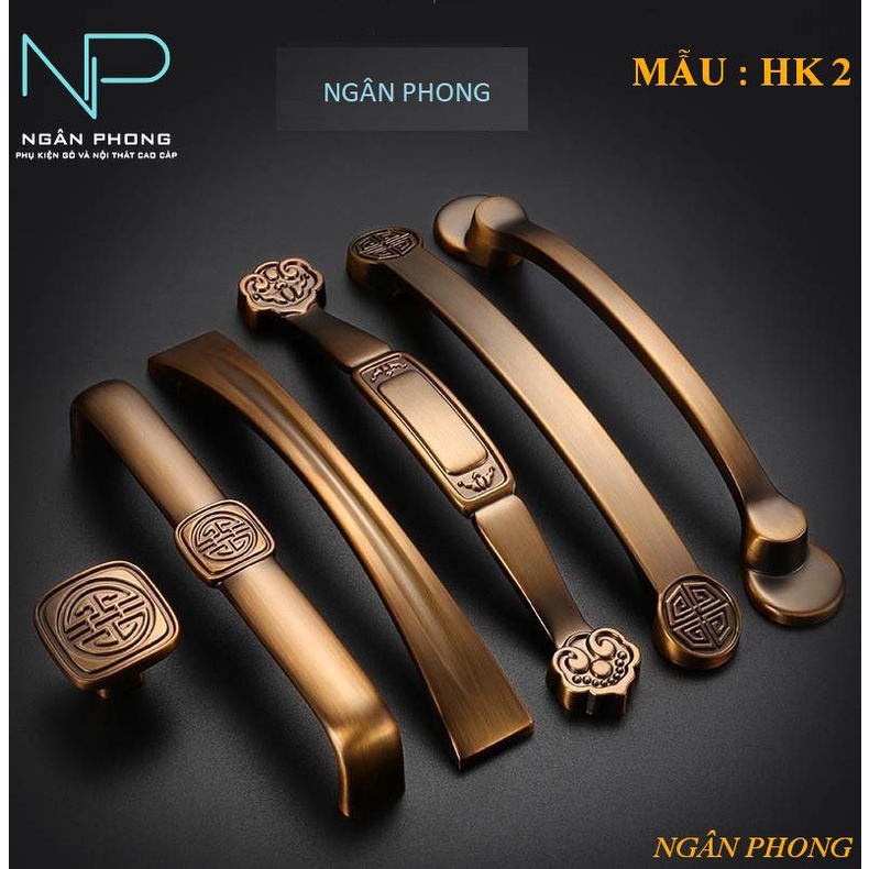 TAY NẮM TỦ MÀU ĐỒNG