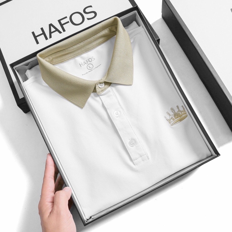 Áo phông polo nam, áo thun nam thêu Vương Miện có cổ chất vải Cotton Cá Sấu dày dặn lên dáng cực chuẩn | BigBuy360 - bigbuy360.vn