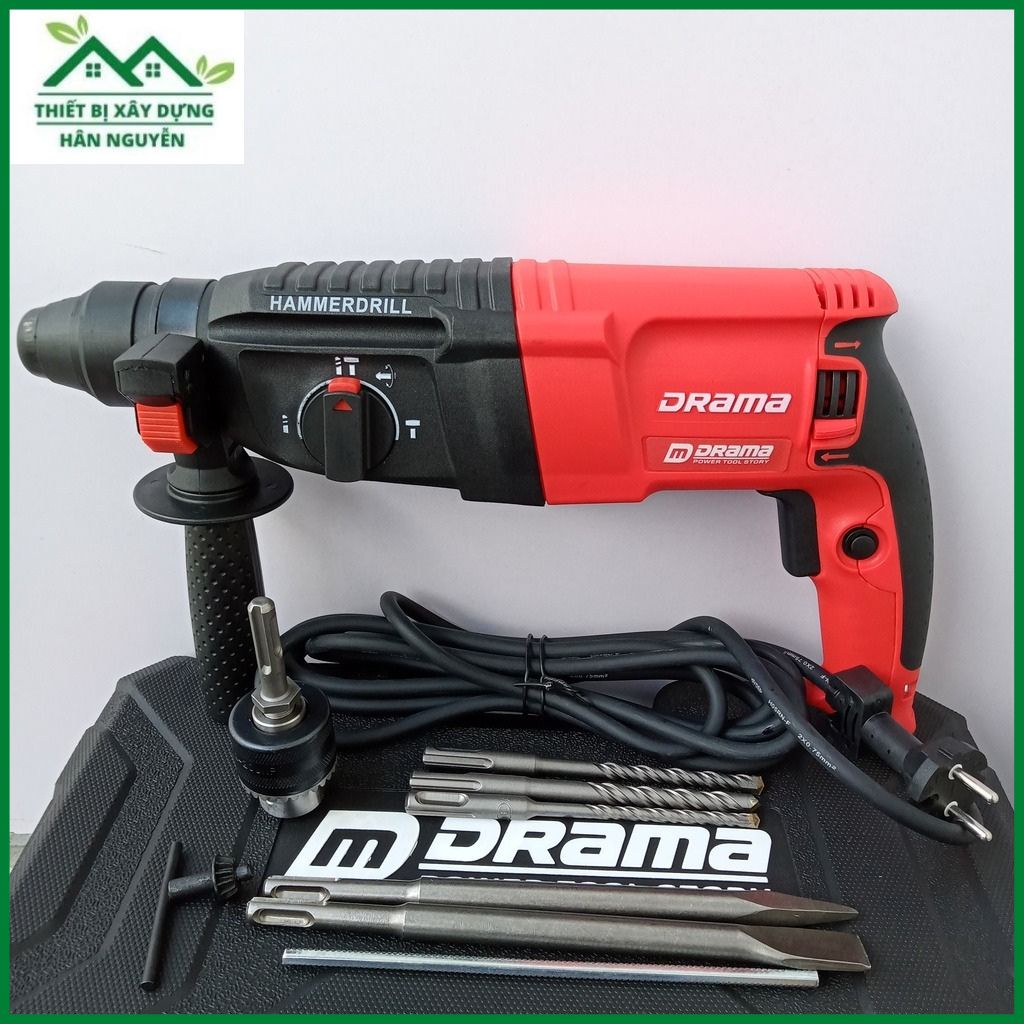 Máy khoan bê tông Drama DRM 2601 công suất 1050W 3 chức năng