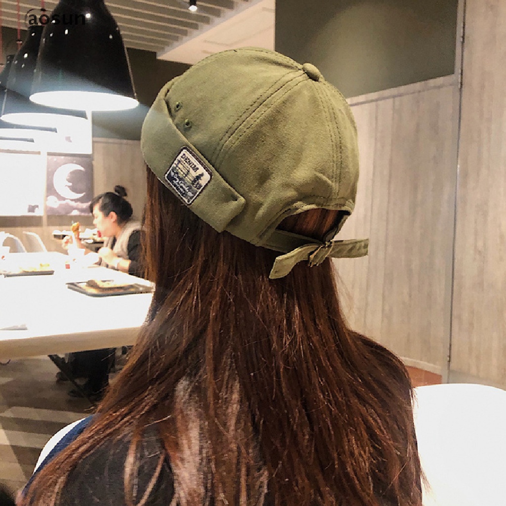Aosun Nón Bucket Cuộn Không Vành Giữ Ấm Phong Cách Thủy Thủ Cổ Điển Cho Nam Và Nữ EN
