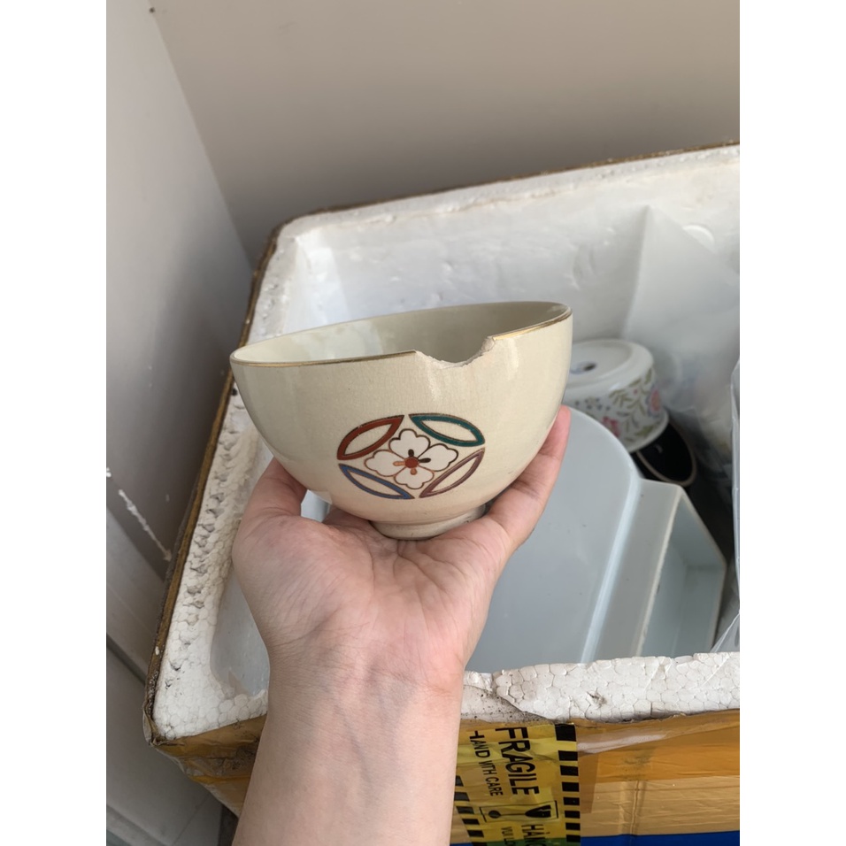 1kg ly gốm Nhật trồng sen (ngẫu nhiên) - Hàng Lỗi Thanh Lý - Gốm Sứ Nhật Bản