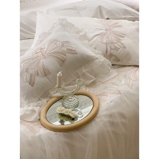 Set Chăn Ga Gối Lụa Satin Thêu (Set 7 món)
