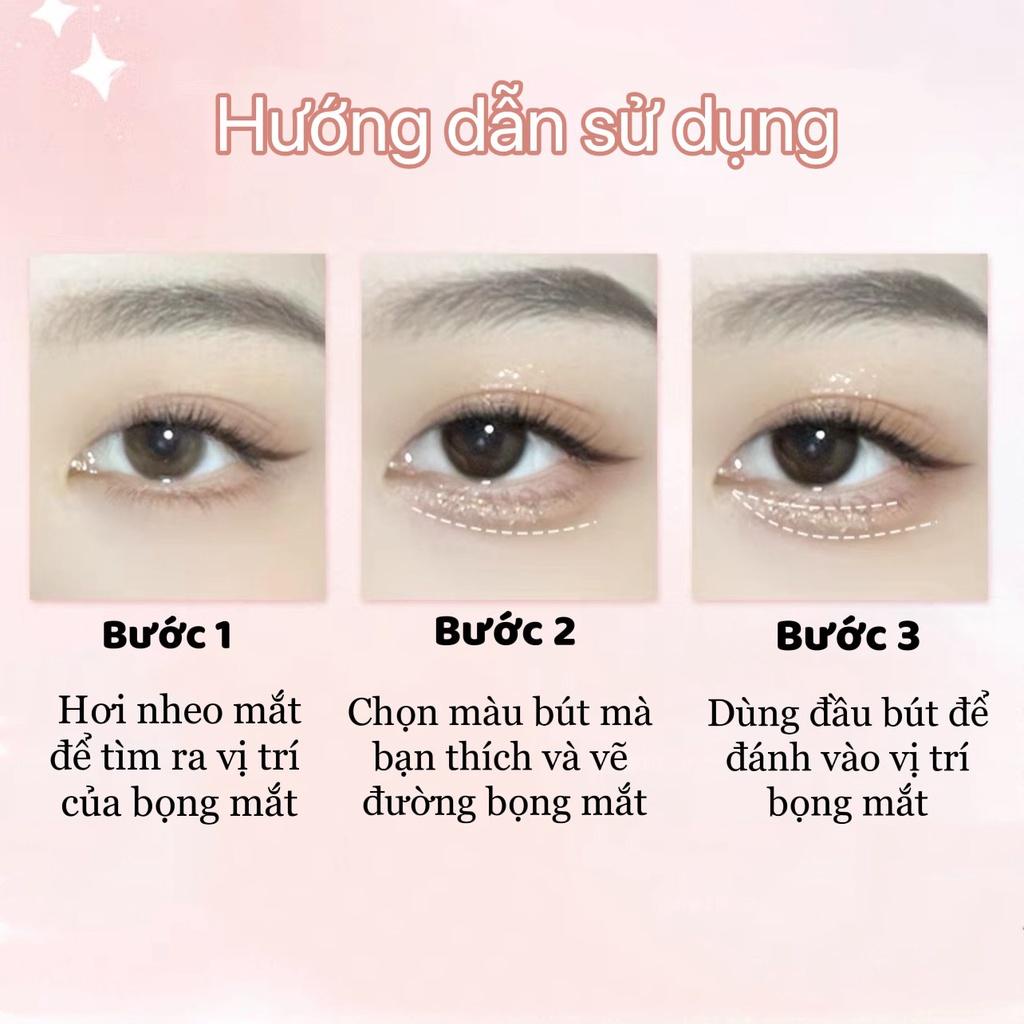 Bút nhũ mắt che khuyết điểm và lót mắt Gogo Tales GT358 kẻ bọng mắt kim tuyến lấp lánh nội địa trung chính hãng